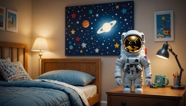 Transformez la chambre de votre enfant avec une veilleuse astronaute