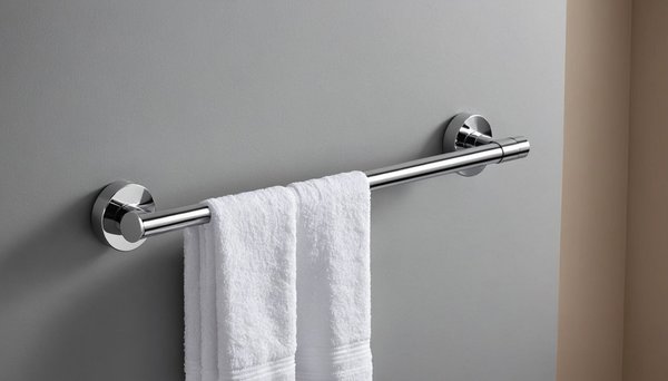 Porte-serviette salle de bain sans percer : style et praticité