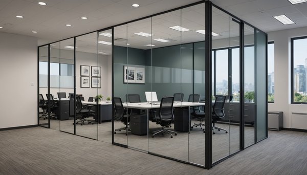 Optez pour des cloisons vitrées mobiles pour un bureau idéal